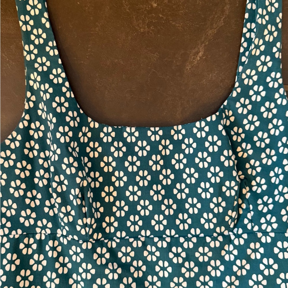 Anthropologie Square Neck Tiered Ruffle Dress - image 5